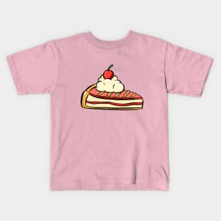 Cherry Sweet Pie Cake And Cream Kids T-Shirt